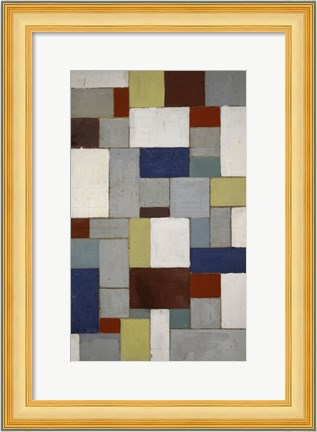 Framed L&#39;Aubette: Composition Study For A Ceiling,  1926-27 Print