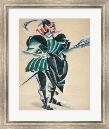Framed Romeo In A Mask, 1920 Print