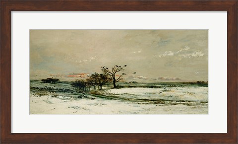 Framed Winter, 1873 Print