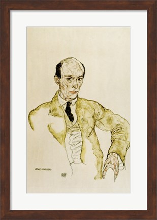Framed Composer Arnold Schoenberg, 1917 Print