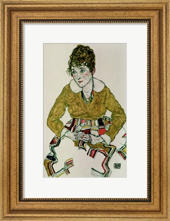 Framed Portrait Of The Artist&#39;s Wife, 1917 Print