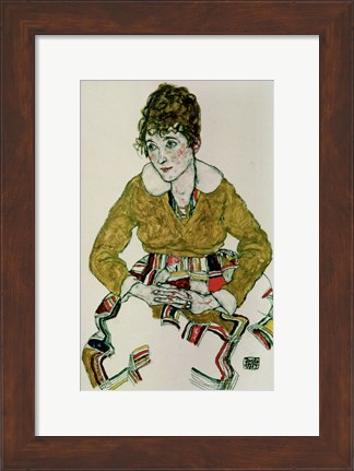 Framed Portrait Of The Artist&#39;s Wife, 1917 Print