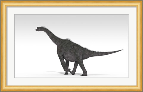 Framed Brachiosaurus Dinosaur Print