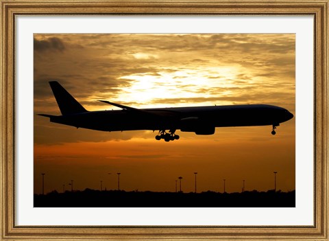 Framed Pakistan International Airlines Boeing 777 Print