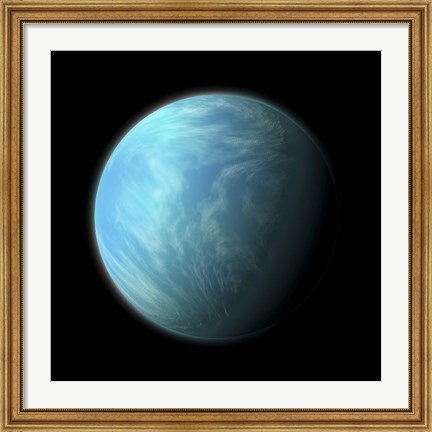 Framed Kepler 22B Print
