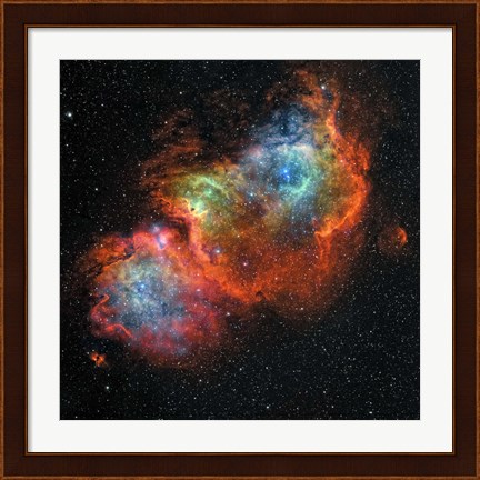 Framed IC 1848, Soul Nebula Print