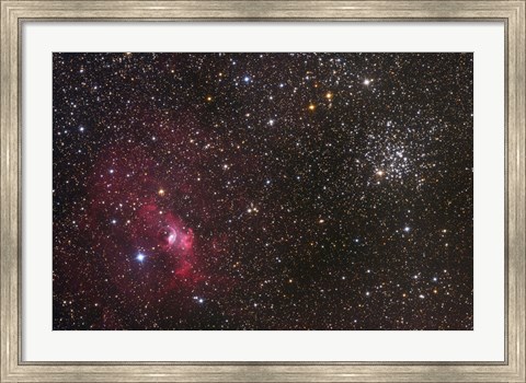Framed Bubble Nebula Print