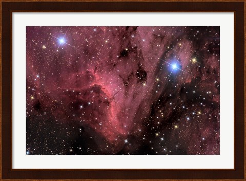Framed Pelican Nebula Print