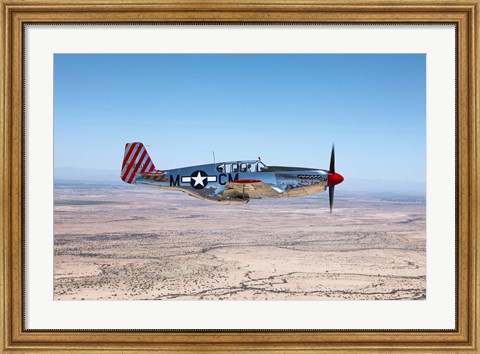 Framed TP-51C Mustang Print
