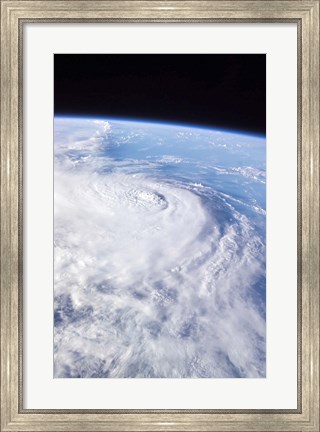 Framed Hurricane Charley Print