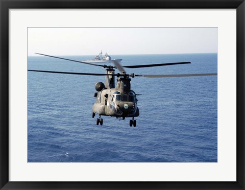 Framed US Army MH-47 Chinook Print