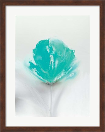 Framed Aqua Sorbet I Print