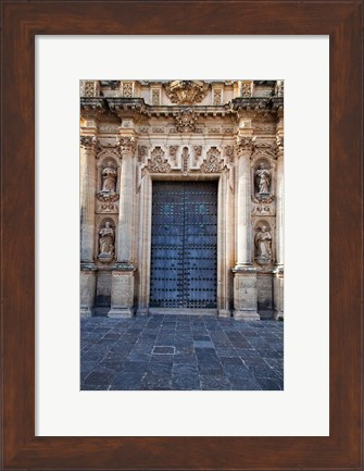Framed Spain, Andalusia, Cadiz, Arcos De la Fontera Saint Peter&#39;s Church Print