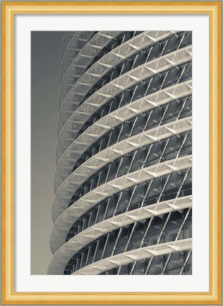 Framed Torre del Agua, Zaragoza, Spain Print
