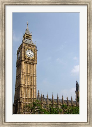 Framed England, London, Big Ben Clock Tower Print