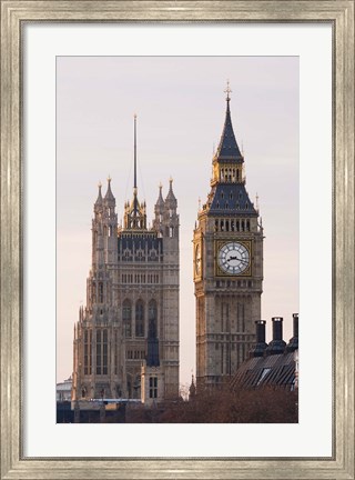 Framed Big Ben Morning, London, England Print