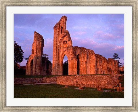 Framed Glastonbury Abbey, England Print