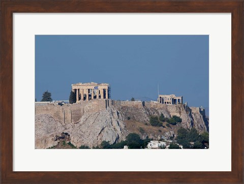 Framed Greece, Athens View of the Acropolis Print