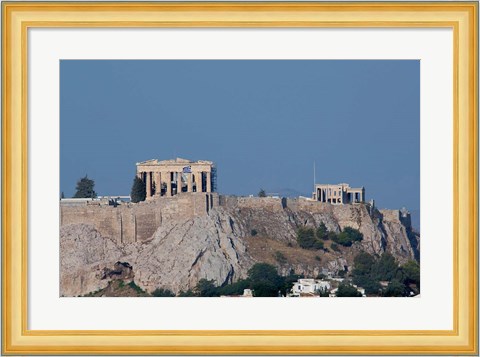 Framed Greece, Athens View of the Acropolis Print