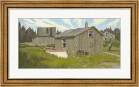 Framed Fisherman&#39;s Yard Print