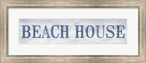 Framed Beach House Print