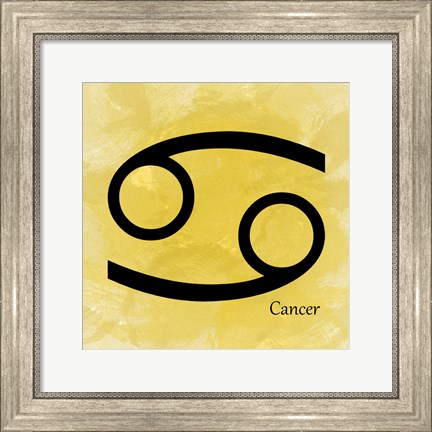 Framed Cancer - Yellow Print