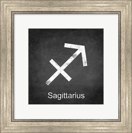 Framed Sagittarius - Black Print