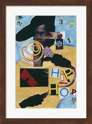 Framed Untitled (Hip Hop Abstract) Print