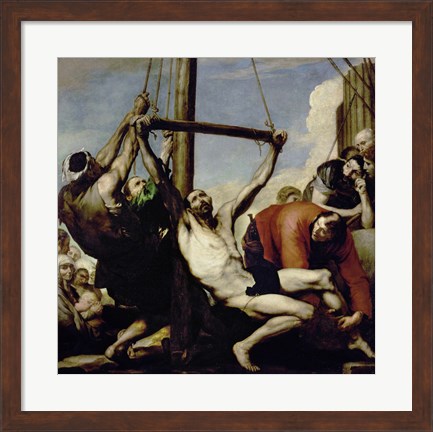 Framed Martyrdom of St. Philip Print