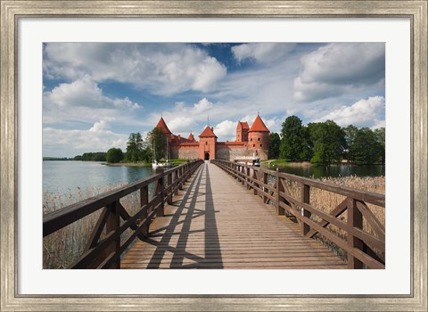 Framed Lithuania, Trakai Historical NP, Island Castle Print