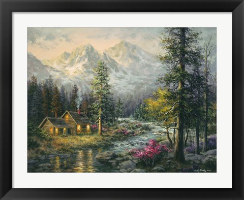 Camper's Cabin Fine Art Print by Nicky Boehme at FulcrumGallery.com