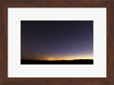 Framed Comet Panstarrs IV Print
