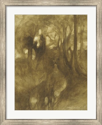 Framed In The Woods Print