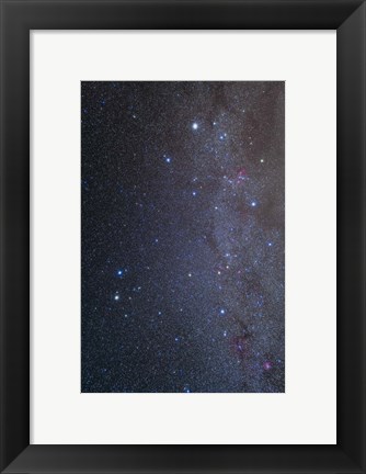 Framed Constellations of Gemini and Auriga Print