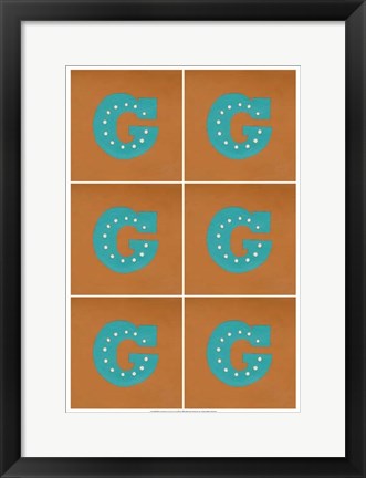 Framed Lucien&#39;s G 6-Up Print