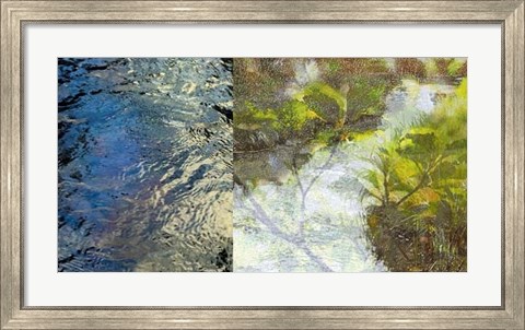 Framed River Mod Panel I Print