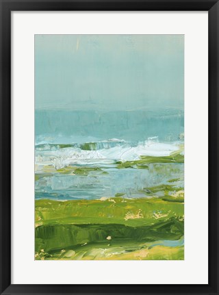Framed Coastal Overlook II Print