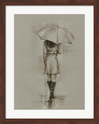 Framed Rainy Day Rendezvous I Print