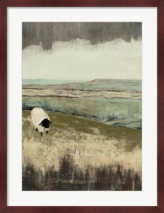 Framed Open Meadow I Print