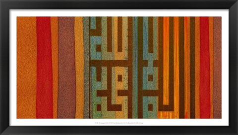 Framed Language of Color II Print
