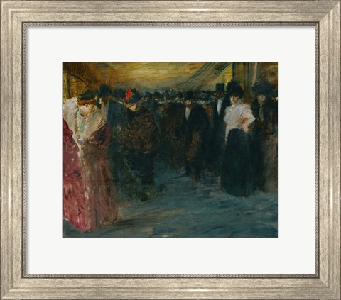 Framed Promenoir At The Music-Hall, c. 1890 Print