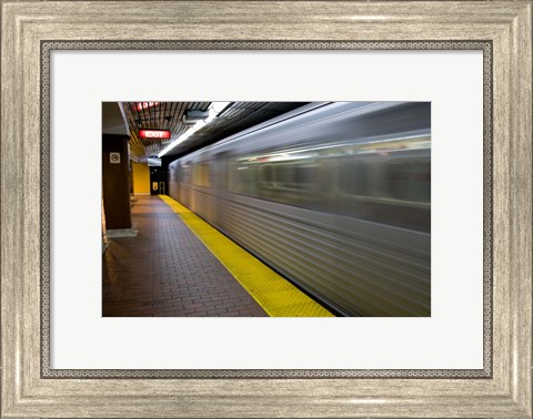 Framed Toronto Subway Train Print