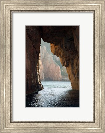 Framed Capu Rossu, Les Calanches UNESCO World Heritage Site Print