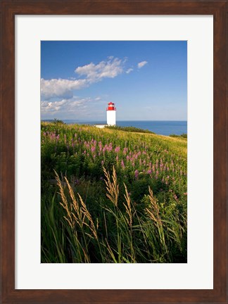 Framed Lighthouse at St Martins Print