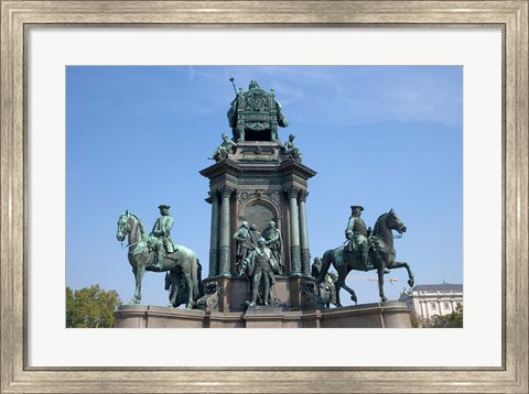Framed Maria Theresa Statue Print