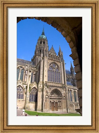 Framed Bayeux Cathedral Print
