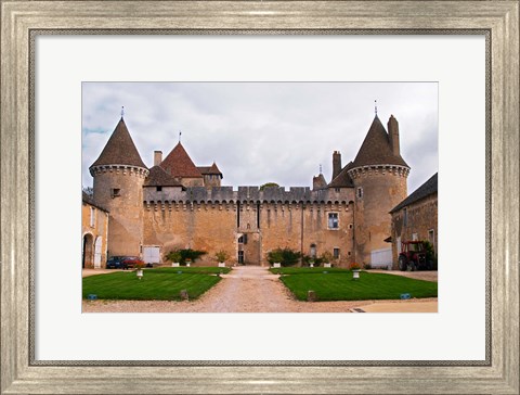Framed Medieval Chateau de Rully Print