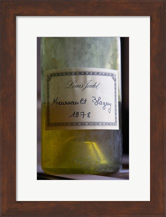 Framed Bottle of Louis Jadot Meursault Blagny Print
