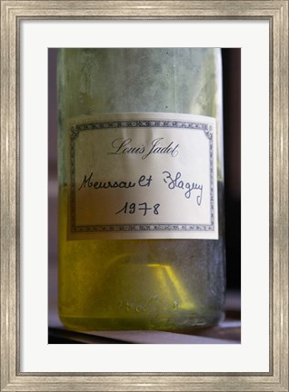 Framed Bottle of Louis Jadot Meursault Blagny Print