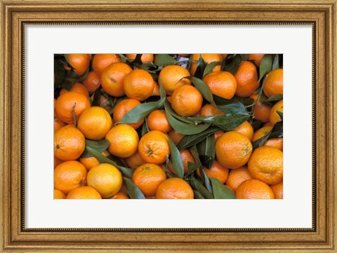 Framed Oranges, Nasch Market, Austria Print